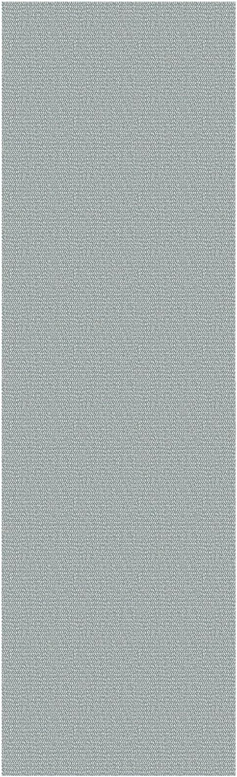 EARTHALL Washable Runner Rug 2x7 Ft Non Slip Runners for Hallways Cotton Rubber Backed Kitchen Runner Braided Indoor Floor Carpet Runners for Entryway, Hallway, Kitchen, Bedroom, Turquoise/Gray