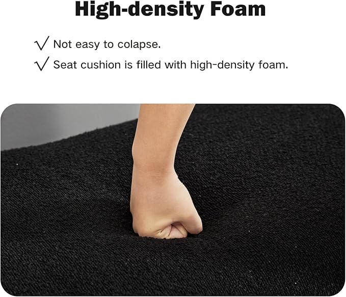 Chifee & Vingol 66" End of Bed Bench King Size Upholstered Boucle Bench for Bedroom Entryway, Black
