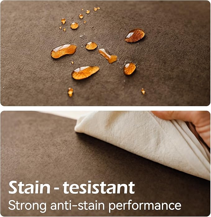 a moment Waterproof Throw Pillow Covers Set of 4,18x18 Inch Outdoor Stain Resistant Pet Friendly Pillowcases Cushion Covers for Patio Sofa and Living Room,Bare Earth