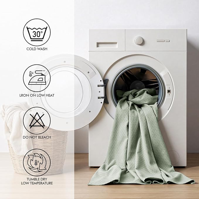 MIULEE Sage Green Linen Cotton Table Cloth Rectangle Tablecloth Spring Waterproof Spillproof Cross-Star Textured Table Cltoth Decorative Farmhouse Style for Dining Party Weddings 60x120 Inch