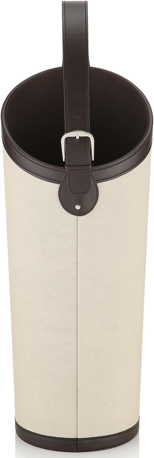 Artificial Leather Umbrella Holder Rack Hallyway Cane Stand for Entryway Large Capacity Can Storage 10 Umbrella Mid-Century Modern Stylish Umbrella Storage with Removable Drip Water Tray
