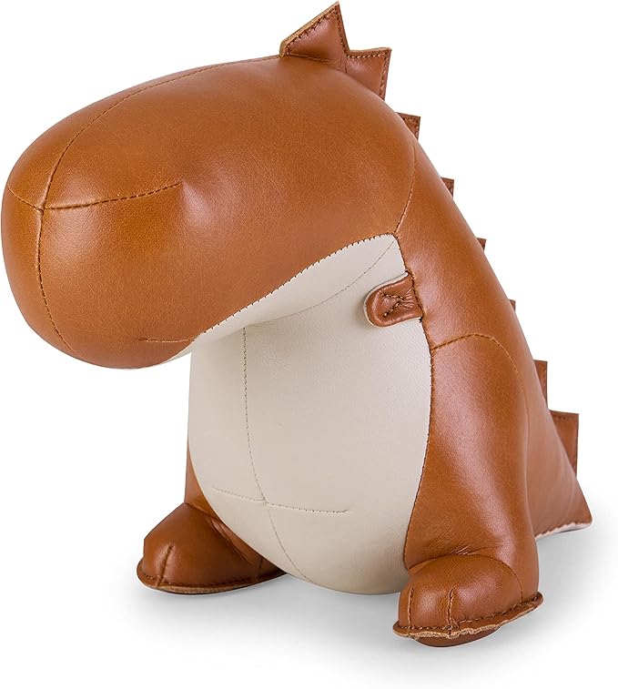 zuny Series Bookend Tan for Shelves, Office Decorative- Dinosaur Bobo
