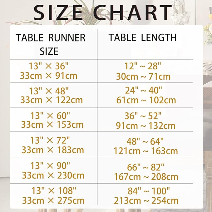 Wracra Linen Style Table Runner, Table Runners 72 Inches Long,Silver Grey,13x72