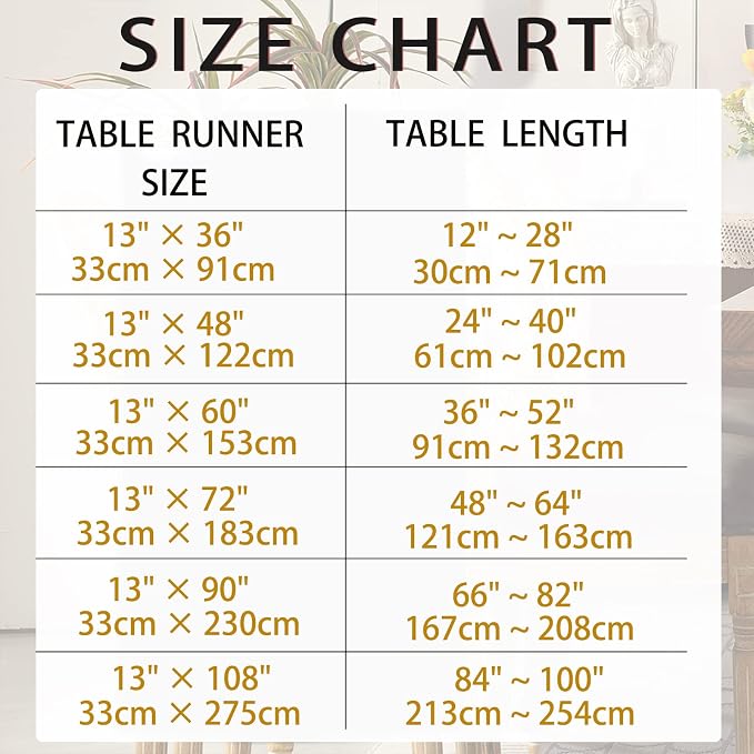 Wracra Linen Style Table Runner, Rustic Farmhouse Chambray Dusty Blue Table Runners 90 Inches Long, Handcrafted Table Runner for Fall, Winter - Everyday Use and Machine Washable