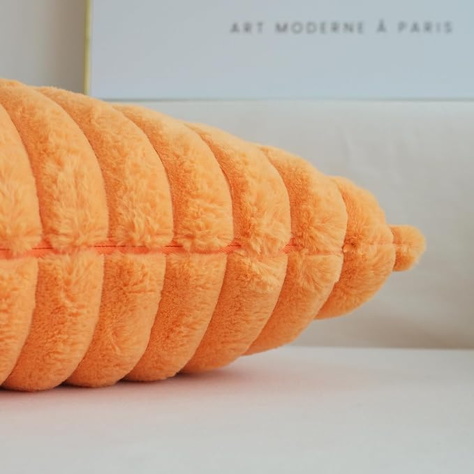 JOJUSIS Pack of 2 Faux Fur Plush Decorative Throw Pillow Covers Couch Cushion Case Soft Pillowcases (Orange, 22 x 22-Inch)