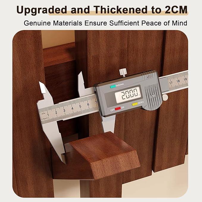 Modern Wooden Coat Rack, key holder wall mount– Handmade Solid Walnut Flip Hook Rack with Hidden Mount, Decorative Entryway Wall Hooks for Coats, Bags & Hats, Space-Saving Design (Black,4Hooks)
