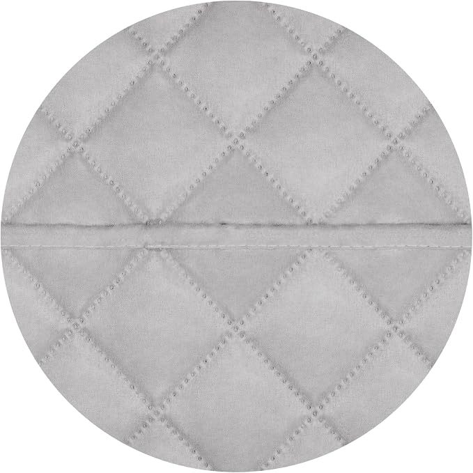 PureFit Reversible Quilted Sofa Cover, Water Resistant Slipcover Furniture Protector, Washable Couch Cover with Non Slip and Elastic Straps for Kids, Dogs, Pets (XX Large, Light Gray/Light Gray)
