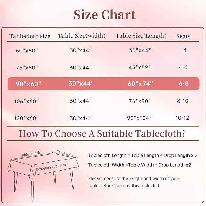 Red Checkered Tablecloth, Gingham Table Cloth Cotton Linen Fabric, Washable Wrinkle Free Buffalo Plaid Table Cover for Picnic Farmhouse Christmas Holiday Party 60"x90" Rectangle