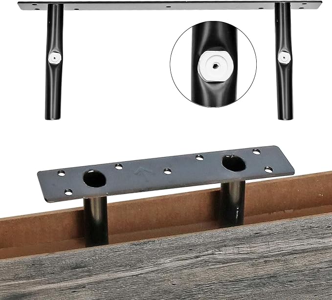 QEEIG Bathroom Shelves Over Toilet - Wall Mounted Floating Shelves Toilet Paper Storage Small Farmhouse Decor Shelf 16 inch Set of 3, Grey (019-GY3)