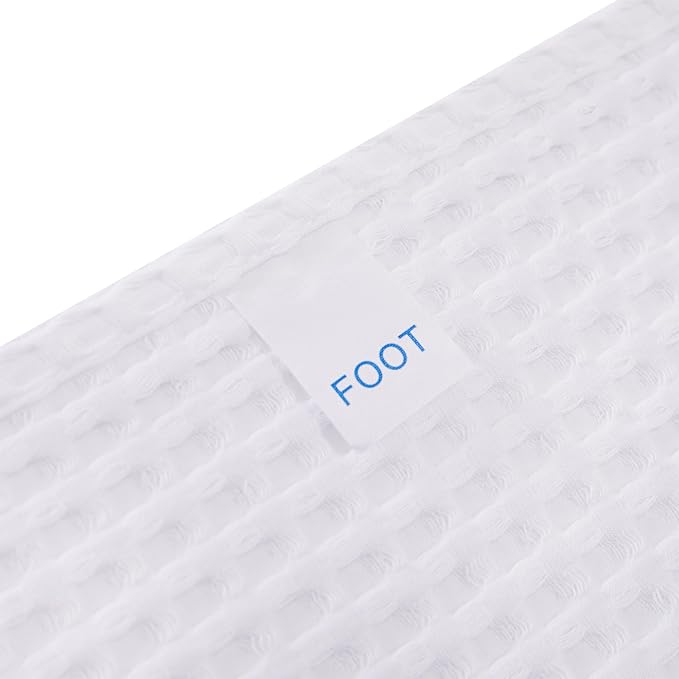 100% Egyptian Cotton Waffle Weave Blanket Queen Size for Bed, 320 GSM - Breathable and Soft for Spring Summer, Lightweight All Season Bed Blanket for Couch, Sofa (90x90 Inches, White)