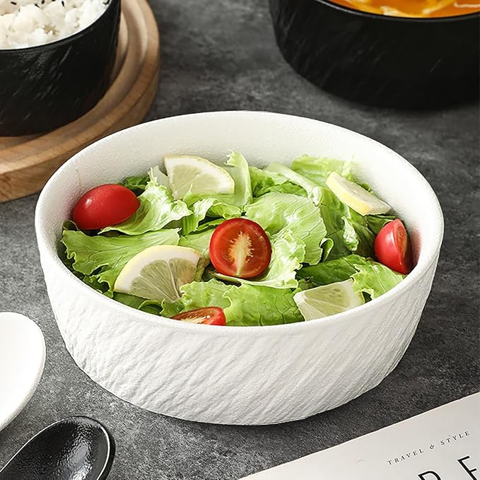 Matte Ceramic Dinnerware set with Mugs for 4, 20 Pieces, Kitchen Plates and Bowls Set Porcelain, Dish set for 4, Dishware Sets Stoneware Dinner Plates Sets Platos de Cocina Vajilla