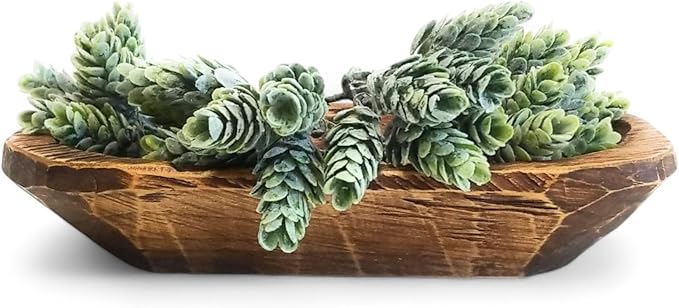Ranch Junkie Mercantile 9"-10" Mini Dough Bowl Small Wood Decorative Bowl - The Itty Bitty Bowl