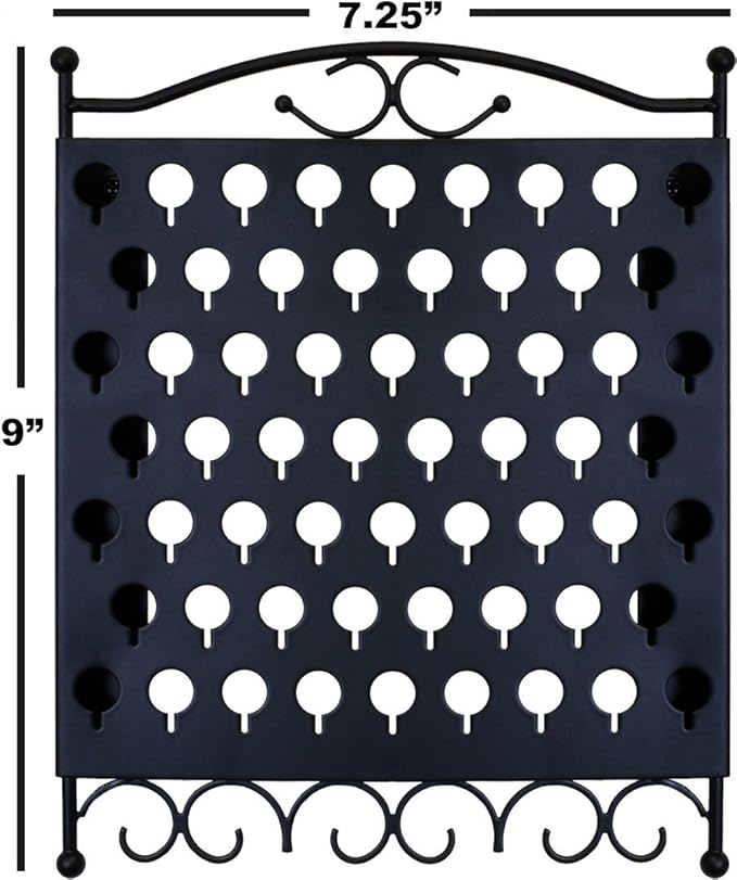 Mango Steam Black Mini Hanging Wall-Mounted Jewelry & Earring, Bracelets, Necklace, Accessories, Rings, Closet, Storage Organizer
