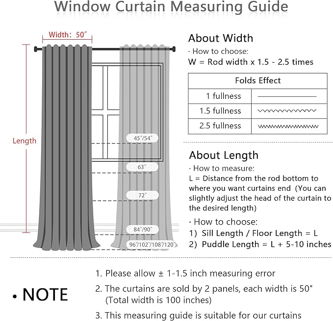 MYSKY HOME Taupe Sheer Curtains 63 inch Length Semi Sheer Curtains for Bedroom Light Filtering Short Window Treatment Privacy Protect Boho Farmhouse Soft Drapes Set, Back Tab, 50" Wide, 2 Pieces