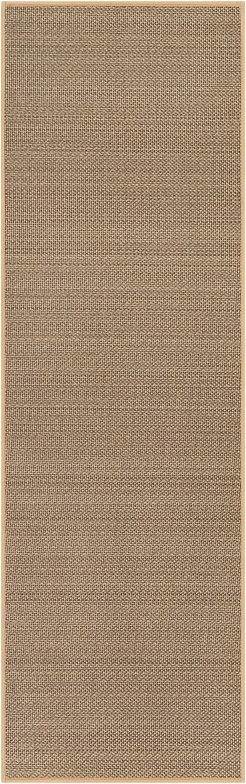 Lahome Noe Farmhouse Washable Runner Rug, 2x8 Hallway Runner Rug Non Slip for Entryway Indoor Washable Carpet for Hallway 8ft Neutral Kitchen Mats for Floor Entry Bathroom, Beige