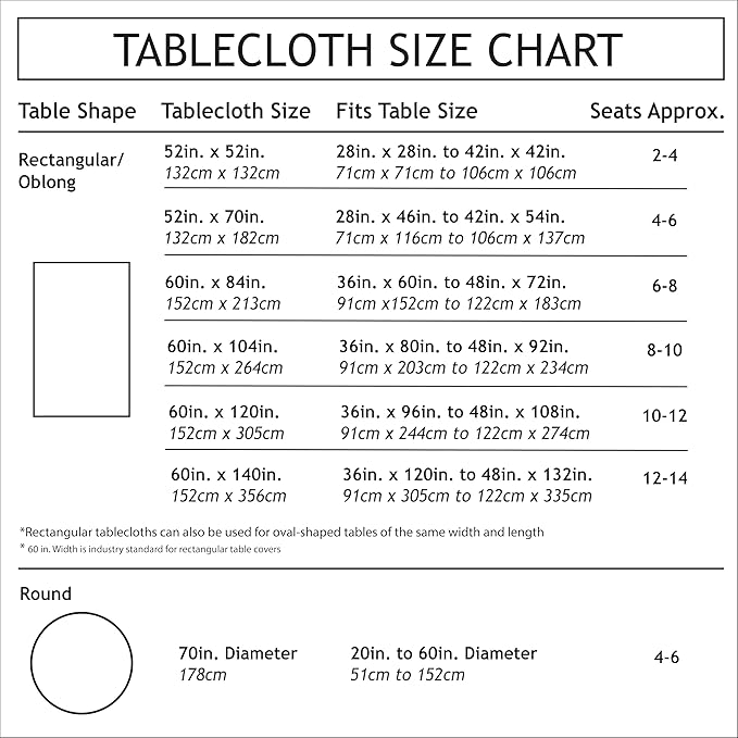 Benson Mills Cameron Textured Fabric Table Cloth, for Everyday Home Dining, Parties, Weddings & Holiday Tablecloths (60" x 120" Rectangular, White)