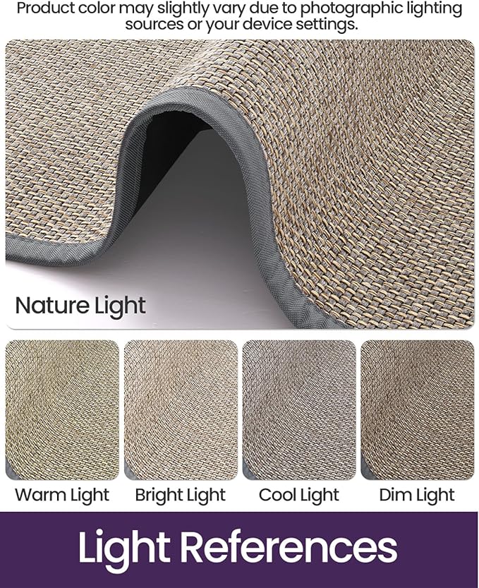 DEXI Ultra Thin Entryway Indoor Door Mat 17x30, Non Slip Rubber Backing Inside Entry Mat, Low Profile Easy Clean Dirt Trapper Doormat for Inside Entrance Patio, Grey