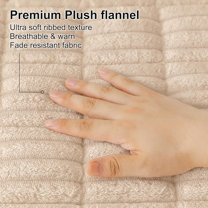 Smiry Couch Cover for Dogs, Non Slip Washable Sofa Protector for Pets, Soft Furniture Cover for Pet, Stylish Sofa Covers, Cozy Protect Against Fur, Dirt & Everyday Messes (Apricot, 35.4" x 82.7")