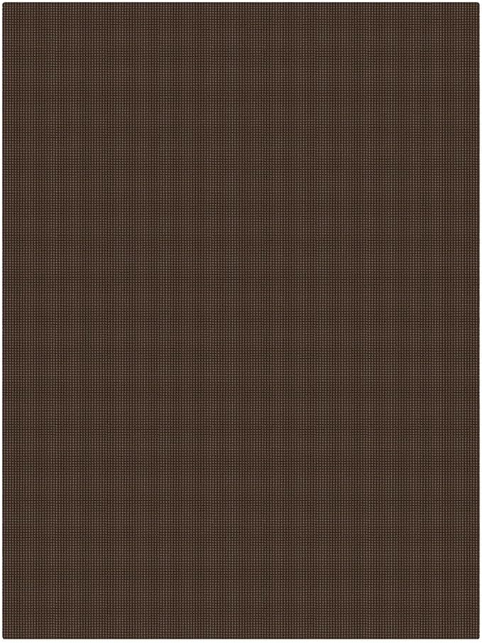 KOZYFLY 6x9 Dining Room Rugs, Washable Area Rug for Living Room, Non Slip Rugs for Bedroom, Braided Floor Carpet for Nursery, Office, Cotton Rug Home Indoor Decor, Brown/Dark Brown