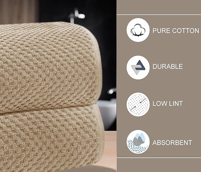 COTTON CRAFT Waffle Bath Sheets - Set of 2 Luxury Euro Spa Waffle Weave Bath Sheet Towels - 100% Ringspun Cotton Bath Sheet - Absorbent Quick Dry Bath Towel Sheet - Oversized 35 inch x 70 inch - Linen