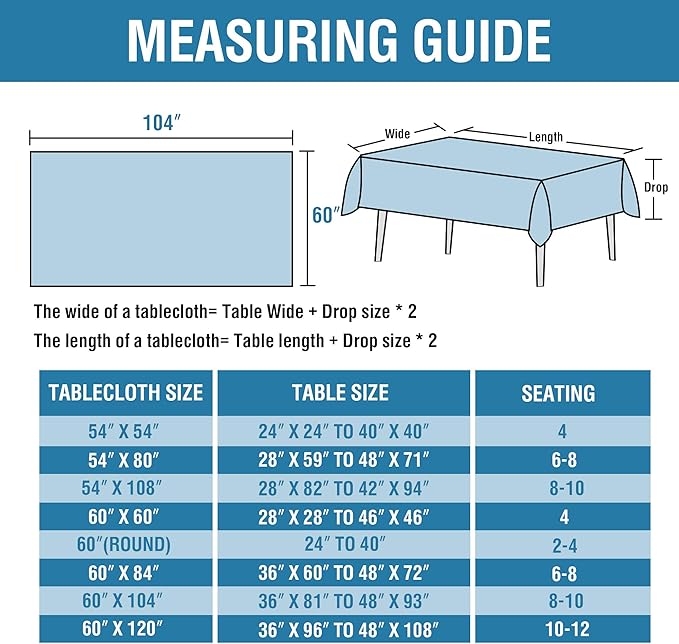 H.VERSAILTEX Linen Textured Table Cloths 60 x 104 Inch Premium Solid Tablecloth Spill-Proof Waterproof Table Cover for Dining Buffet Feature Extra Soft and Thick Fabric Wrinkle Free, Taupe