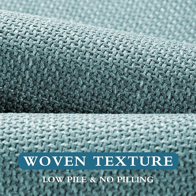 YIHOUSE Blue Bathroom Rug Sets 2 Piece, Bathroom Mat Quick Dry, Thin Bath Rug Set,Absorbent Bath Mat for Bathroom Non Slip Washable for Toilet and Floor