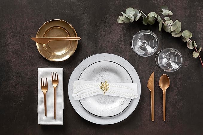 ACCENTHOME White Cloth Napkins Set of 6 18x18 inch Cotton Dinner Napkins - Washable Soft Premium Hotel Quality Reusable Napkins Perfect Table Napkins for Family Dinners, Weddings & Everyday Use
