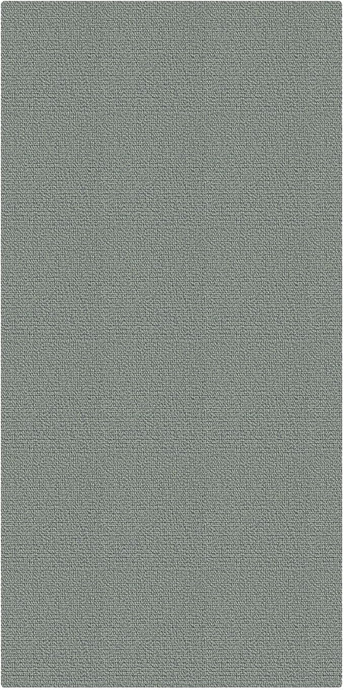 EARTHALL Washable Runner Rug 3x6 Ft Non Slip Runners for Hallways Wide Cotton Rubber Backed Kitchen Runner Braided Indoor Floor Carpet Runners for Entryway, Hallway, Kitchen, Bedroom, Green/Grey