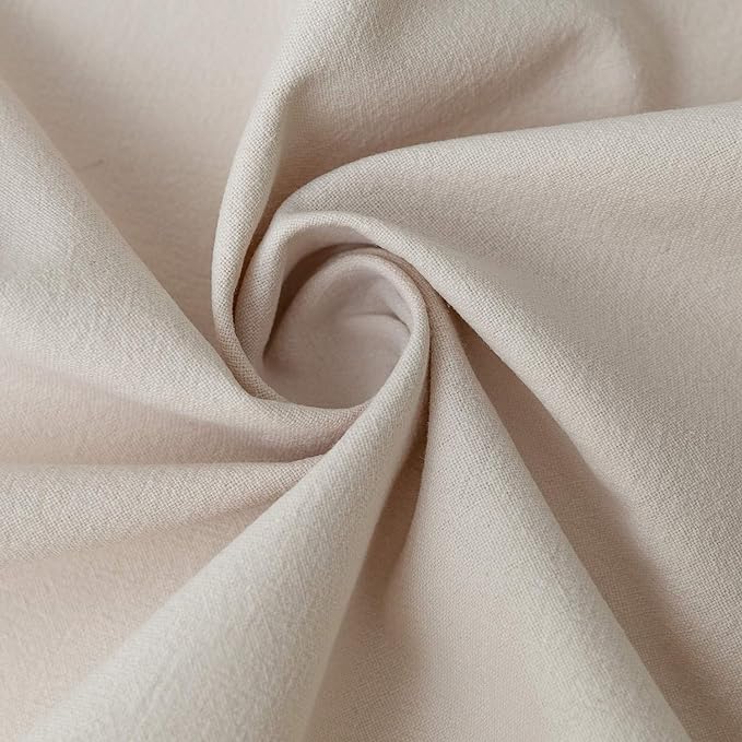GLORY SEASON Retro Farmhouse Ruffle Tablecloth Cotton Flounces Trim Washable Table Cover Tablecloths for Rectangle Table Baby Shower Kitchen Party Wedding Decor 60''x102''