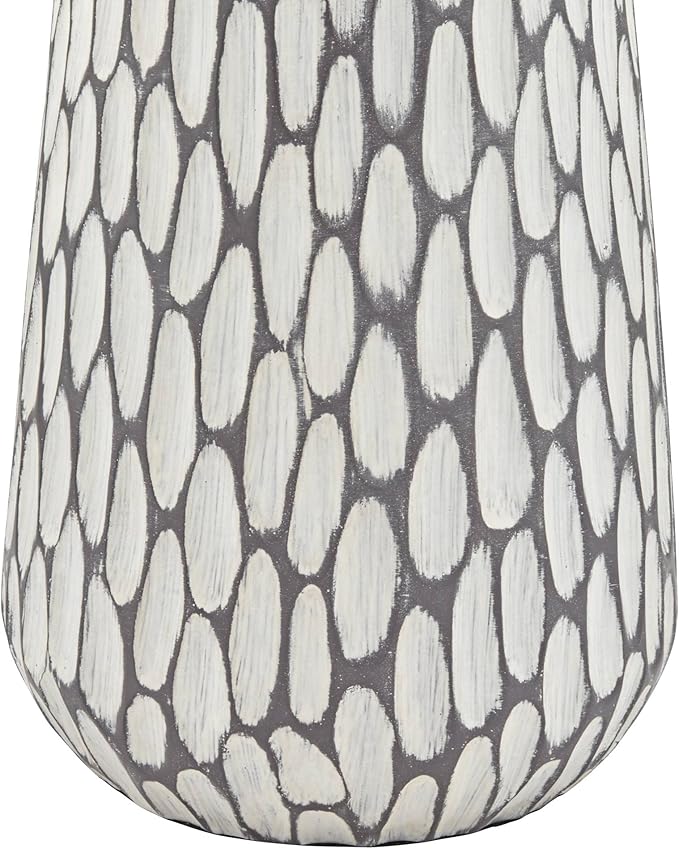 360 Lighting Carlton Modern Coastal Table Lamps 28 1/4" Tall Set of 2 Gray Wash Off White Fabric Tapered Drum Shade for Cottage Core Living Room Bedroom House Bedside Nightstand Home Office Family