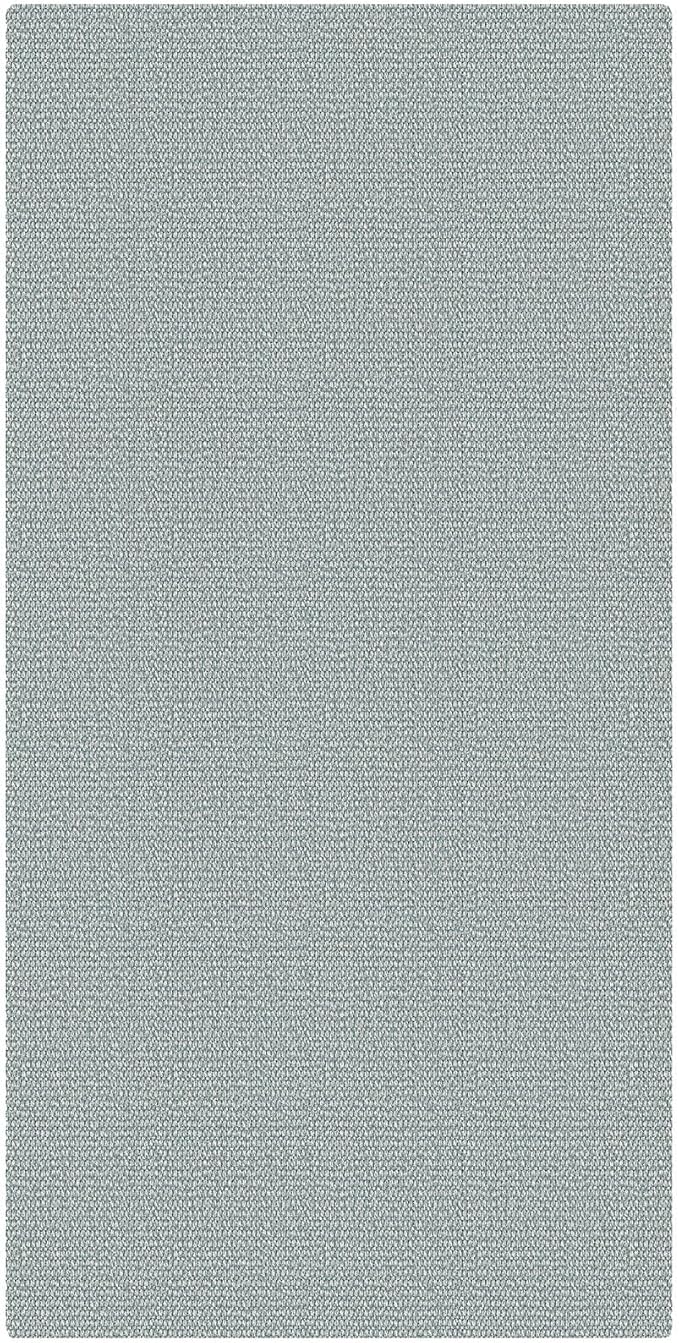 EARTHALL Washable Runner Rug 2x4 Ft Non Slip Runners for Hallways Cotton Rubber Backed Entryway Runner Braided Indoor Floor Runners Carpet for Entryway, Hallway, Kitchen, Bedroom, Turquoise/Gray
