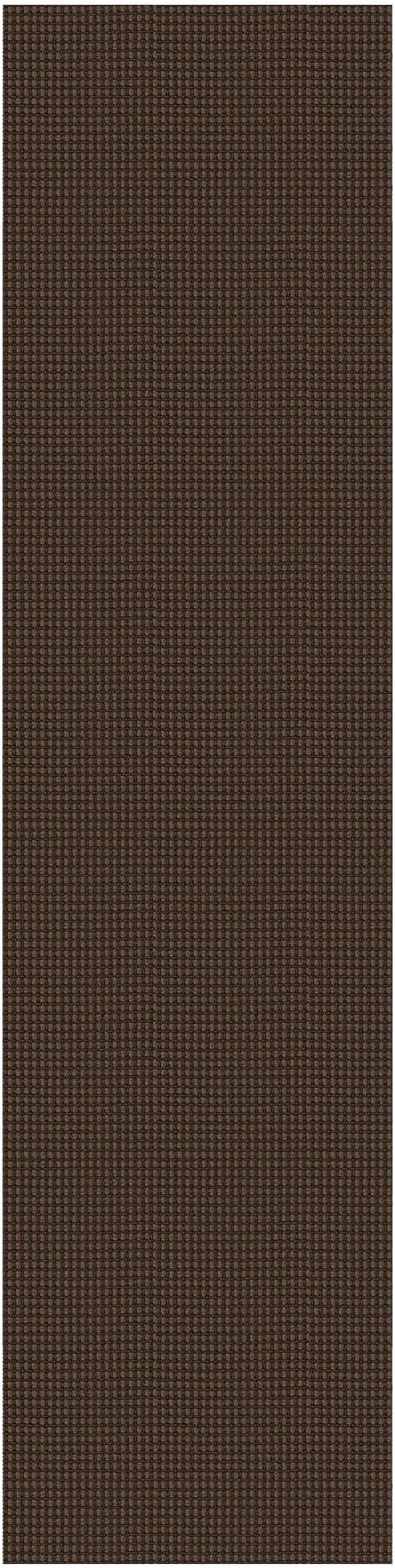 EARTHALL Woven Runner Rug 2x8 Ft Washable Runners for Hallways Cotton Non Slip Rubber Backed Kitchen Runner Braided Indoor Floor Carpet for Entryway, Hallway, Kitchen, Bedroom, Brown