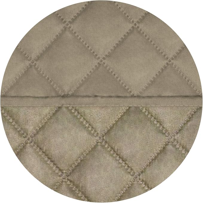 PureFit Reversible Quilted Sofa Cover, Water Resistant Slipcover Furniture Protector, Washable Couch Cover with Non Slip and Elastic Straps for Kids, Dogs, Pets (XX Large, Beige/Beige)