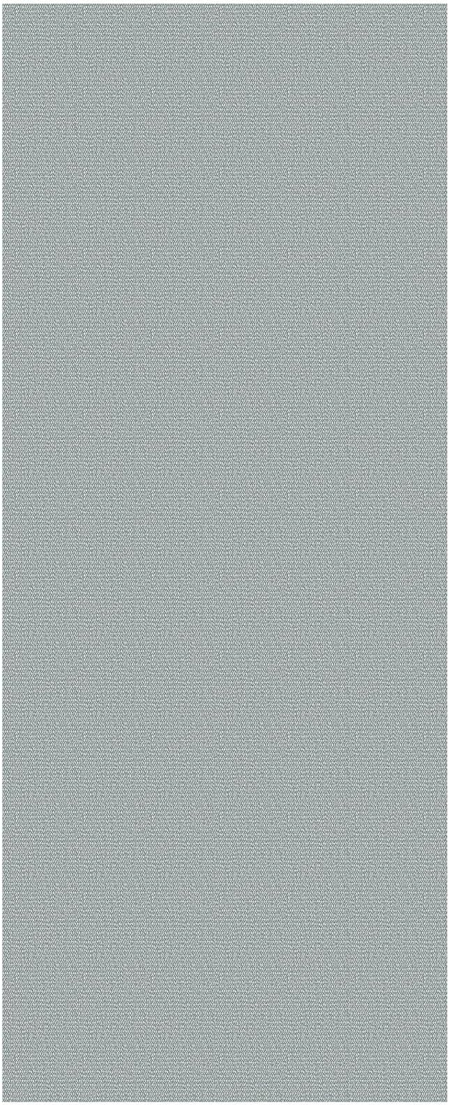 EARTHALL Washable Runner Rug 3x8 Ft Non Slip Runners for Hallways Wide Cotton Rubber Backed Kitchen Runner Braided Indoor Floor Carpet for Entryway, Hallway, Kitchen, Bedroom, Turquoise/Gray
