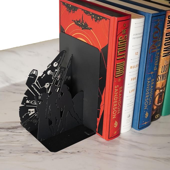 Space Sci-Fi Bookends