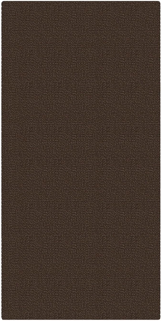 EARTHALL Washable Runner Rug 2x4 Ft Non Slip Runners for Hallways Cotton Rubber Backed Entryway Runner Braided Indoor Floor Runners Carpet for Entryway, Hallway, Kitchen, Bedroom, Brown/Coffee
