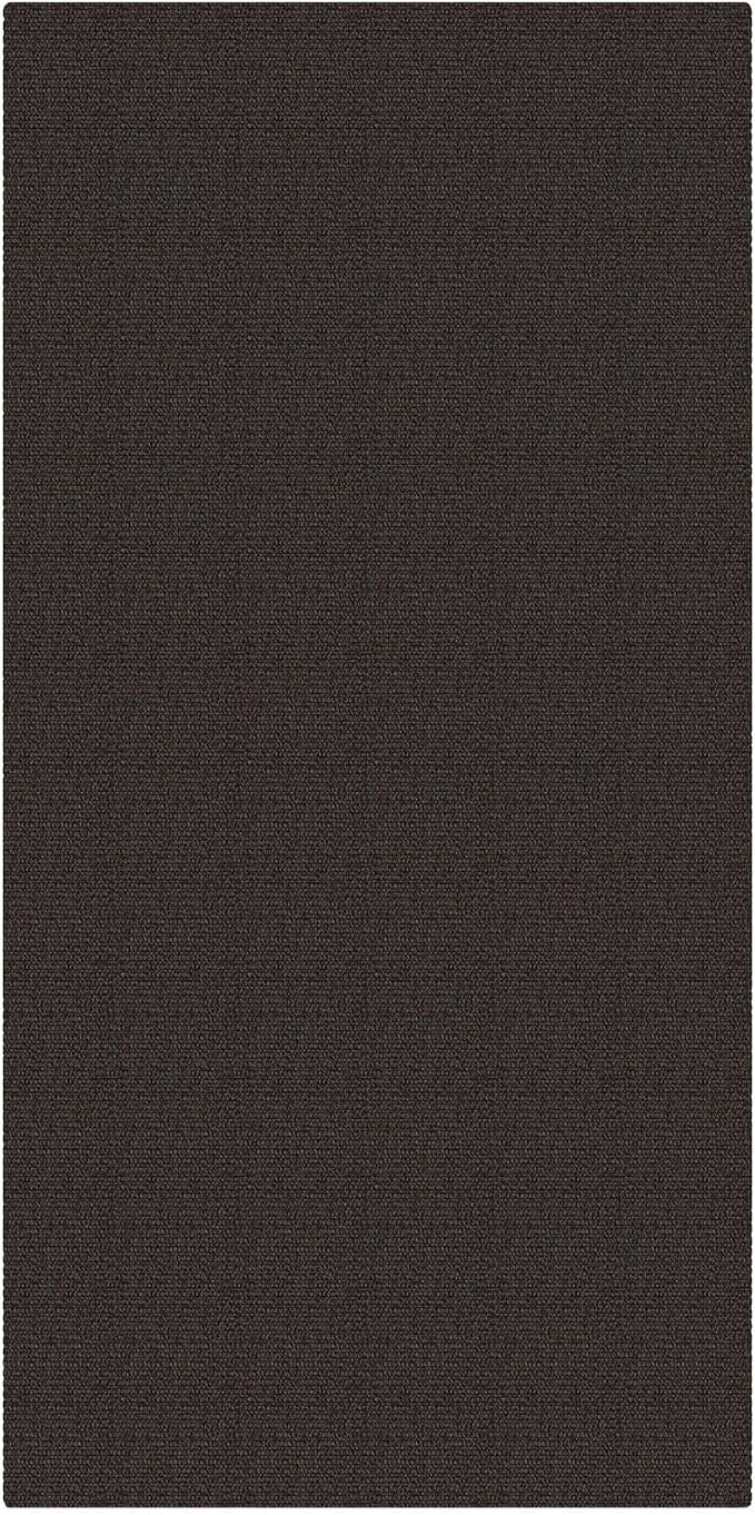 EARTHALL Washable Runner Rug 3x6 Ft Non Slip Runners for Hallways Wide Cotton Rubber Backed Kitchen Runner Braided Indoor Floor Carpet Runners for Entryway, Hallway, Kitchen, Bedroom, Taupe/Coffee