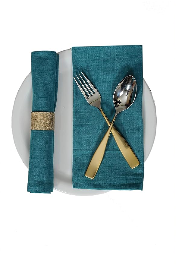 Urban Villa Cloth Napkins 100% Cotton Highly Absorbent Washable Durable Reusable Premium Dinner Napkins Ideal for Gifts for Mothers Day Hotel Farmhouse Parties - Multicolor (20" x 20", Set of 12)