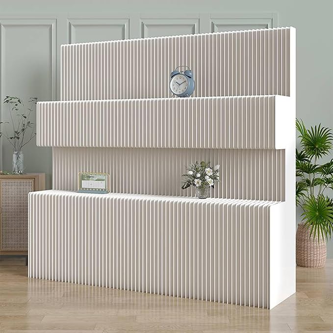 Paper Room Divider Screen Folding Adjustable Privacy Partition for Home & Office Portable Decorative Wall Divider for Dorm, Studio, Exhibition, Store or Room Separation 6.56 ft-16.41 ft-1.71 ft