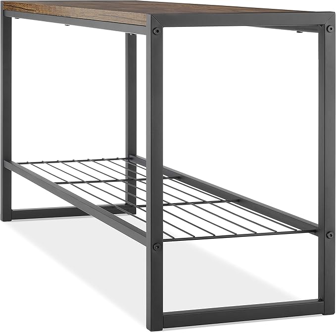 Whitmor Modern Industrial Entryway Bench