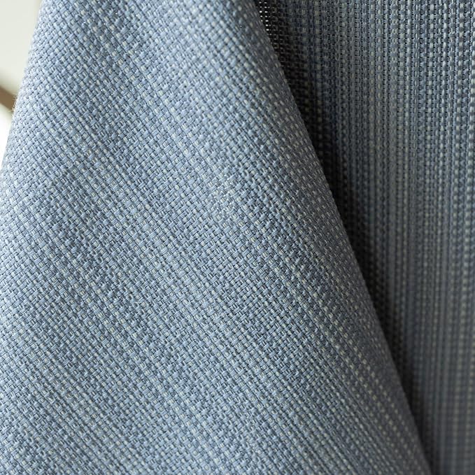 Benson Mills Cameron Textured Fabric Table Cloth, for Everyday Home Dining, Parties, Weddings & Holiday Tablecloths (52" x 70" Rectangular, Millennium Light Chambray Blue)