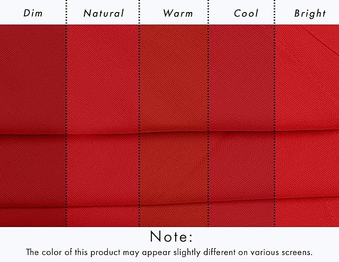 Ruvanti Cloth Napkins Set of 12, 100% Cotton High GSM 18x18 Inches Soft, Washable, Highly Durable & Absorbent, Perfect for Parties, Christmas, Thanksgiving Dinners – Flame Scarlet