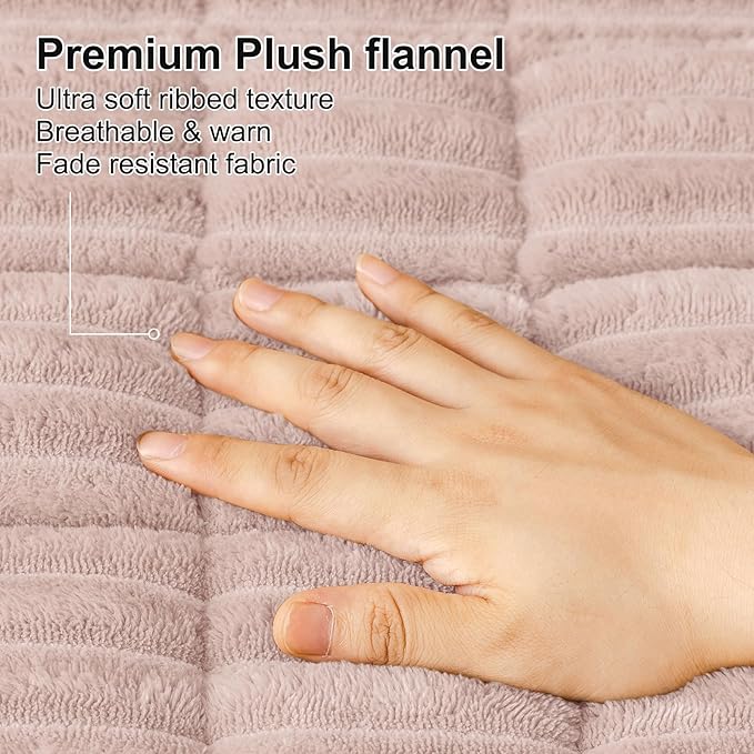 Smiry Couch Cover for Dogs, Non Slip Washable Sofa Protector for Pets, Soft Furniture Cover for Pet, Stylish Sofa Covers, Cozy Protect Against Fur, Dirt & Everyday Messes (Dusty Pink, 35.4" x 63")