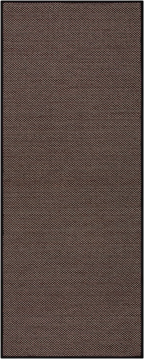 Lahome Noe Farmhouse Black Runner Rug, 2x5 Runners for Hallways Entryway Non Slip Washable Kitchen Rugs, Neutral Non Shedding Floor Carpet for Entry Bathroom