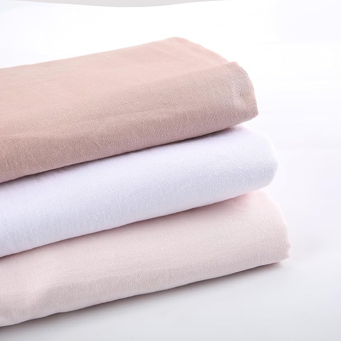 Linen Tablecloth 100% Pure Linen Table Cloth for Rectangle Tables Machine Washable Dining Fall Tablecloth with 4PCS 20"x 20" Linen Napkins(Light Pink, 60x84)