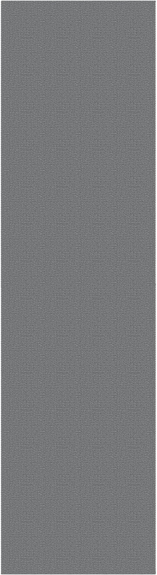 EARTHALL Washable Runner Rug 3x10 Ft Non Slip Runners for Hallways Long Cotton Rubber Backed Kitchen Runner Braided Indoor Floor Carpet Runners for Entryway, Hallway, Kitchen, Charcoal Gray