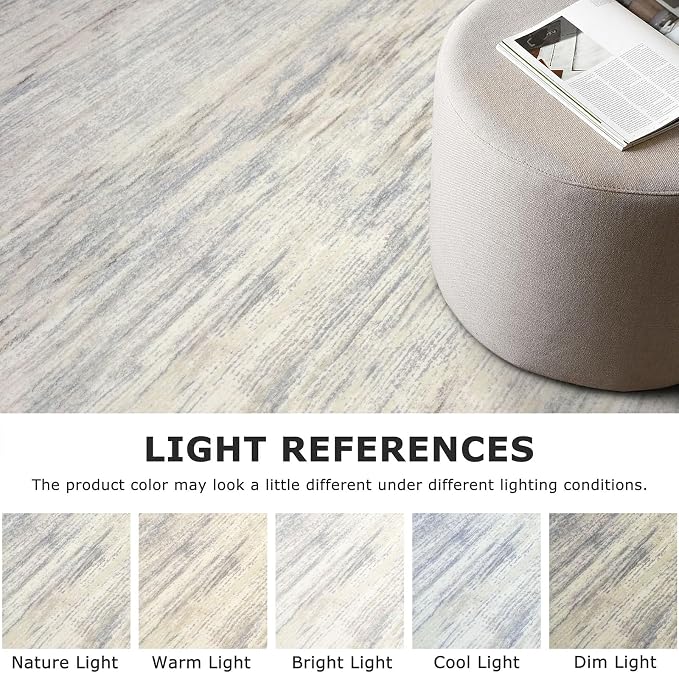 SIILOOM 2x3 Modern Abstract Rug for Entryway, Gray Beige Neutral Multi Super Soft Small Washable Area Rug, Non-Slip Kitchen Rugs, Low-Pile Mat for Bedside, Indoor Door Mat