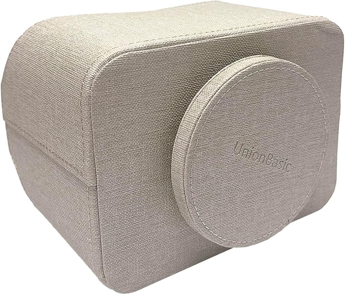 UnionBasic Rotating Desk Organizer, 360 Desk Spinning Caddy, Desktop TV Guide/Mail/Media/Remote Controller Holder Organizer, Beige