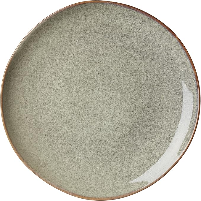 Oneida 897205 Organic Shades 12-Piece Dinnerware Set, Sage Green