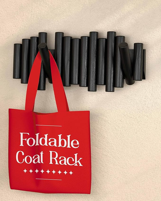 Wall Coat Rack - Wall Mounted Coats Rack - Coat Hanger Wall Mount Coat Racks - entryway Hooks Rack - Coat Rack Wall Key Holder - Wooden Coat Rack Walls Mount - Key Hooks for Walls Key Holder